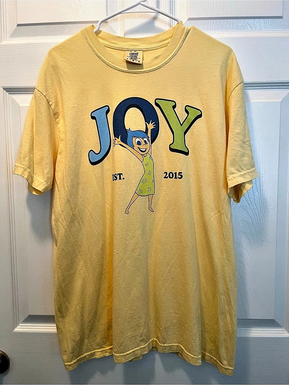 Disney Inside Out “Joy” Graphic Short Sleeve Tee - Size Large